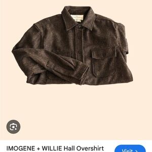 Brand New w Tags Imogene + willie Herringbone Wool Overshirt stil 4 sale on site